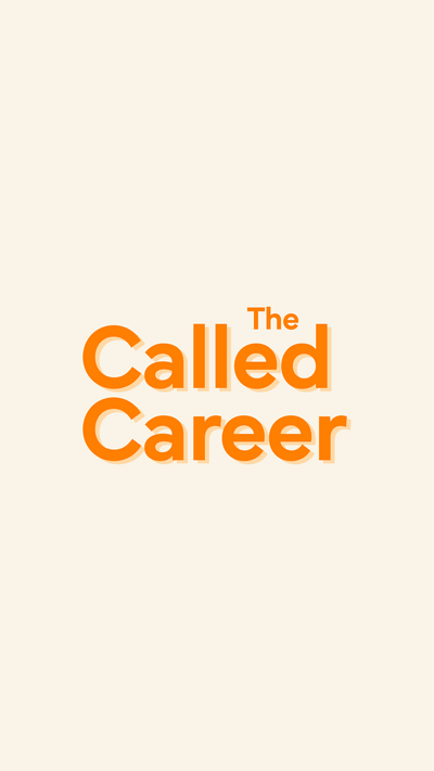 The Called Career orange logo on a cream background