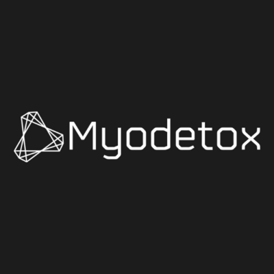 Myodetox brand logo representing their movement, mobility, and recovery therapy services.