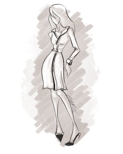 Worn In Shop Vogue January 2001 Shirtdress