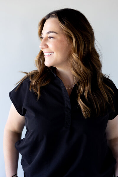 Profile view of allie osugi