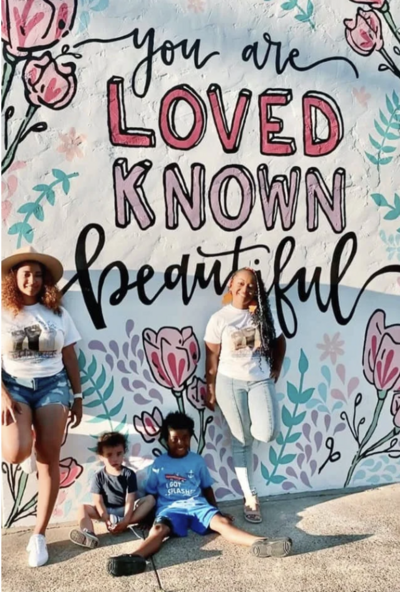 you are loved known beautiful mural