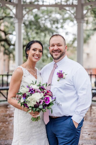 Bryann + Justin's elopement at Wormsloe Historic Site, Savannah GA