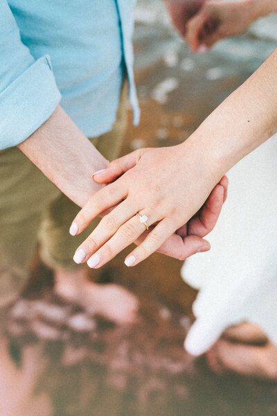 Newburyport photographer at plum island Massachusetts at the beach engagement photos