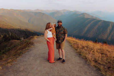 family at hurricane ridge