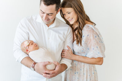 Natural Light Studio Newborn Baby Girl Light and Airy Timeless Client Closet Elena Spraguer Photography 0056