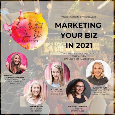 Marketing your Business in 2021 - February LWYD Collective Event