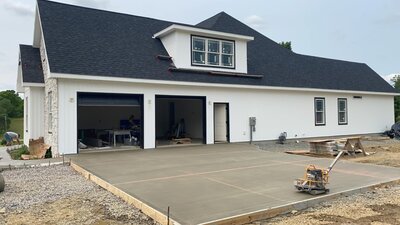 Ament Construction offers residential concrete work including flatwork driveways, patios, sidewalks, and more.