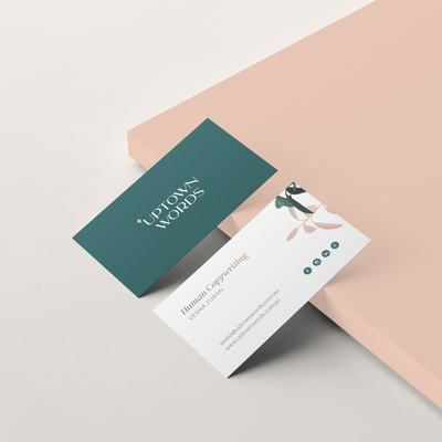 Professional and Creative Business Card for Copywriter Melbourne - by Crystal Oliver