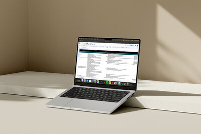 Services in Detail Mockup
