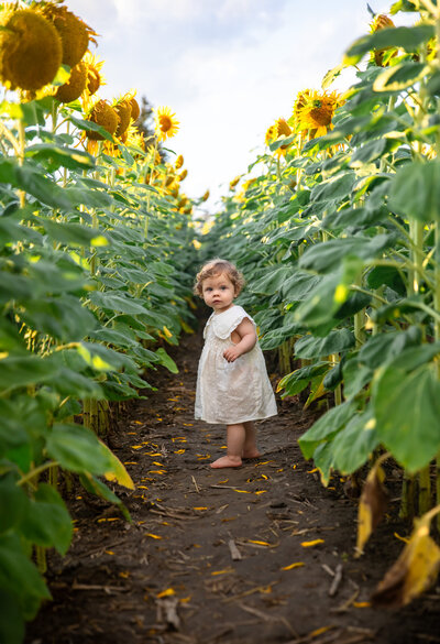 Milestone photoshoot for children