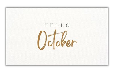 Hello October Sales Image