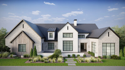 Colleyville, TX luxury floor plan with 4390 sq ft