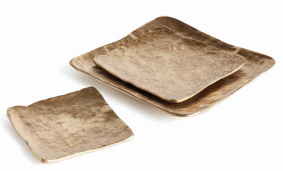 Brass Trays Set of 3