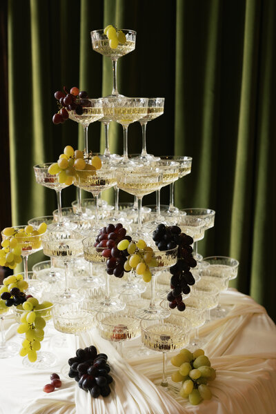 Champagne Tower Elkins Estate