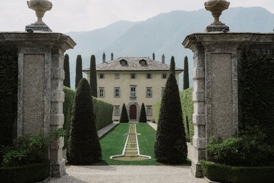 Luxury destination wedding venue Villa Balbiano Lake Como Italy