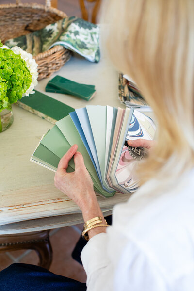 Atlanta Interior Designer Andi Morse of Morse Design chooses color palette