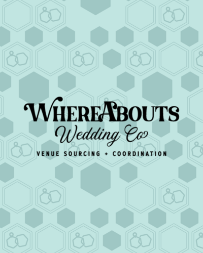 Custom logo design for WhereAbouts Wedding Co, a wedding venue sourcing and coordination in Austin