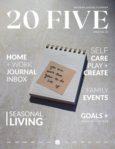 20 Five Digital Planner No 14 by Click 2 Plan