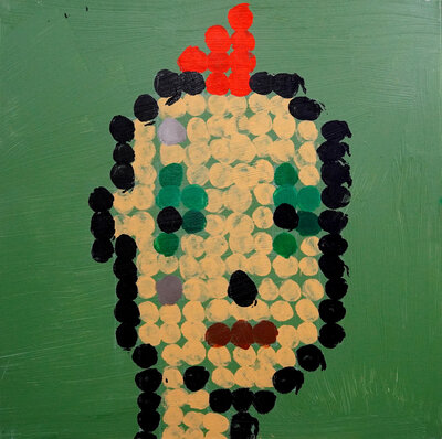 Brent Ray Fraser Cryptopunk Penis Painting - 02