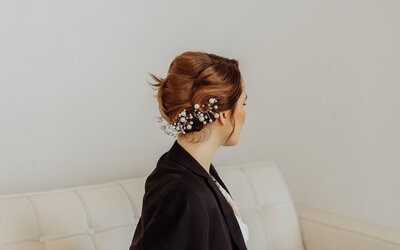 We offer full service wedding hair and makeup for Fraser Valley and Abbotsford brides in salon or at your getting ready location.