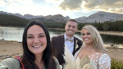 elopement wedding in Ward, Colorado