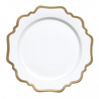 peyton white dinner plate