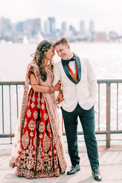 Multicultural Indian Wedding at Gas Works Park
