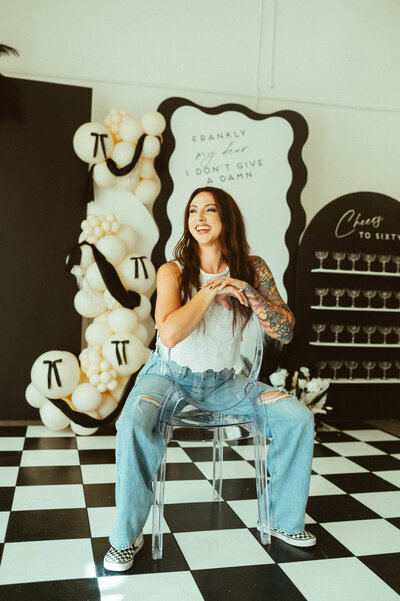 Balloon stylist decorating birthday parties, events, special occasions and more