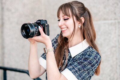 Emily the lead Catholic wedding photographer