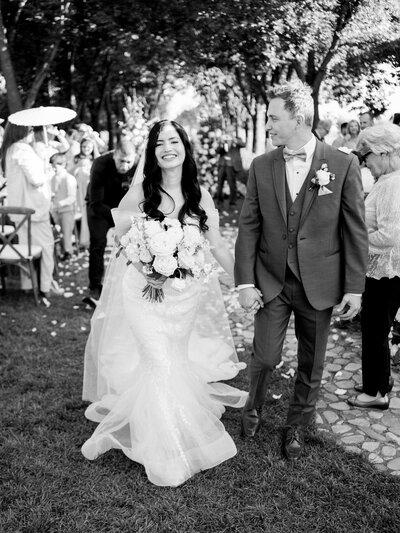 bride and groom at coutts centre