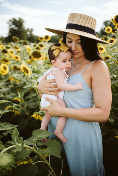 Amber Dorn Photography Family Sunflower pictures Gainesville , Florida