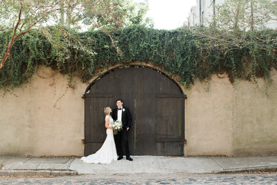 Rebecca Cerasani uses photojournalism to capture the bride's veil flying in the wind