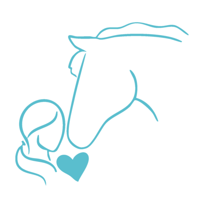 horse and human drawing with heart 