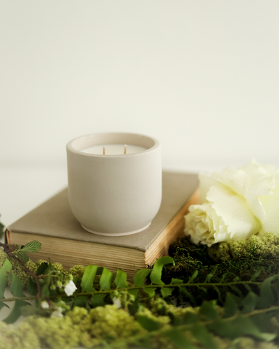 Parlour Candle is a handcrafted candle and home decor line created in a 100-year-old studio space. Using 100% natural coconut soy wax and high-quality, paraben- and phthalate-free fragrance oils, each candle vessel and decor piece is handmade with natural earth pigments and concrete. The line emphasizes sustainability, featuring fully recyclable vessels and no excess plastic in the packaging.