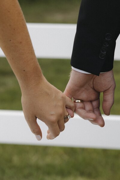 couple holding hands
