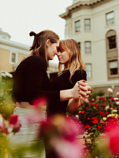 Same sex engagement photoshoot in Nashville, Tennessee