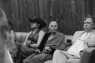 Authentic documentary-style wedding photos of wedding guests