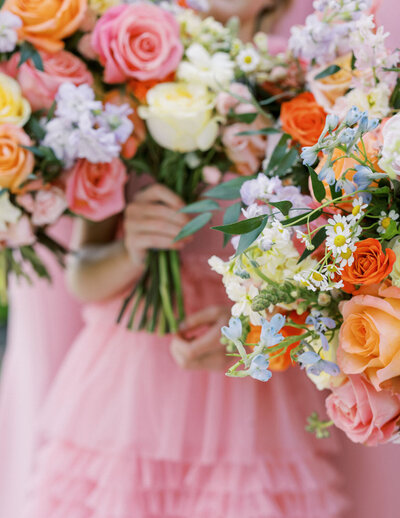 Spring bridal bouquet