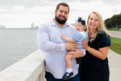 Groom kisses brides cheek before their Floridan Palace wedding in Tampa