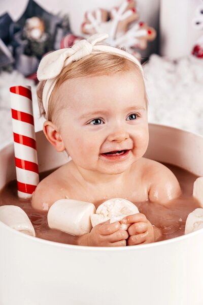 Hot chocolate shoot met meisje