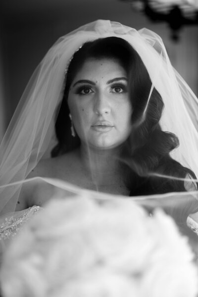 Editorial bridal photo