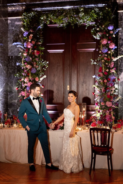 Wedding at the Chicago Cultural center - owners of Bloom Event Venue Brent and Christine Edelcup