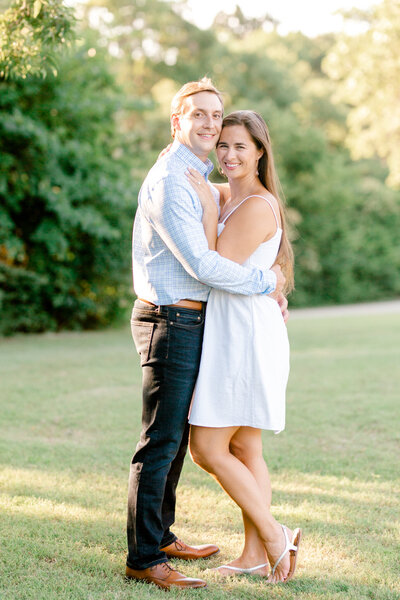Christina & Steven Engagement Session at Prairie Creek Park in Richardson, Texas | DFW Wedding Photographer | Sami Kathryn Photography-1