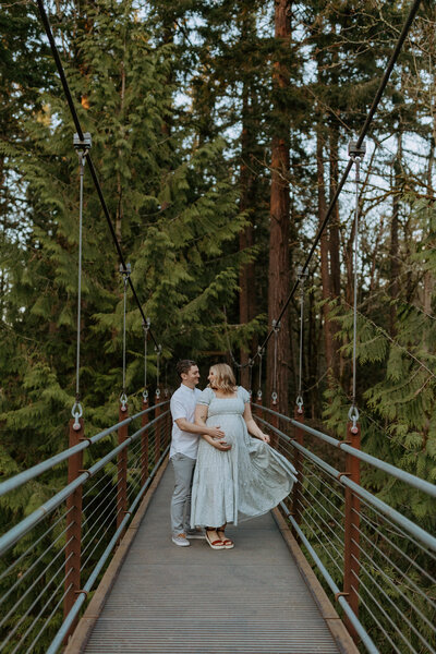 PNW Natural Candid Documentary Family Maternity Baby Pregnancy Announcement Photo shoot in Seattle Bellingham Washington, Couples Mom and Dad, Luxury Maternity Photographer