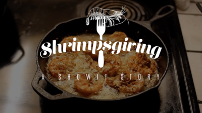 Shrimpsgiving YouTube Thumbnail a Showit Staff Story