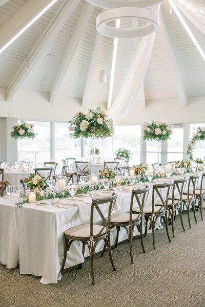 wedding reception at royal golf club