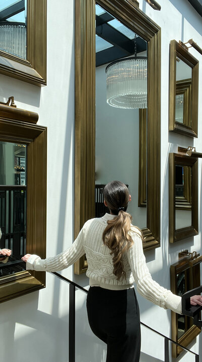 Staircase in Restoration Hardware Chicago