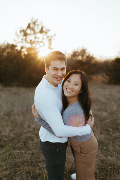 A fall engagement session at Great Plains Nature Center with Ashley Cole Photography