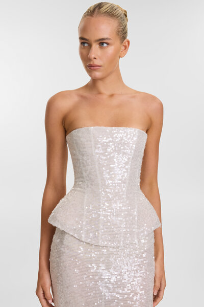 KYHA BRIDE Bridal 'Sauline' gown stocked at Sunday's Bride, London UK