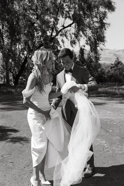 intimate backyard elopement in orange county